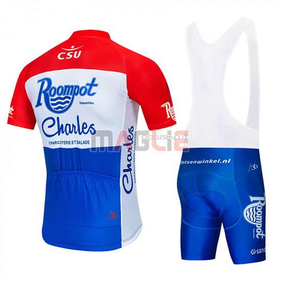 Maglia Roompot Charles Manica Corta 2019 Rosso Bianco Blu